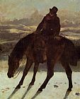 Hunter on Horseback by Gustave Courbet